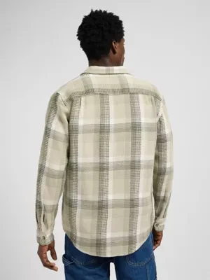 Lee Workwear Relaxed Shirt 2.0 Oak Moss Plaid Size