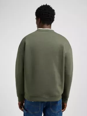 Lee Workwear Relaxed Sweatshirt Oak Moss Size