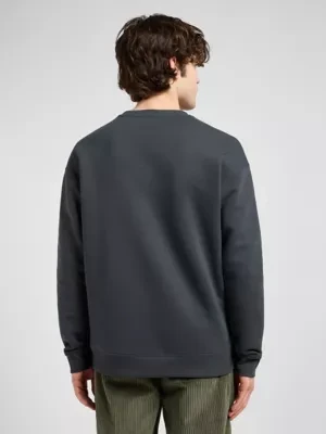 Lee Workwear Relaxed Sweatshirt Washed Black Size