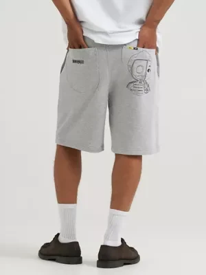 Lee x Mighty Jaxx Drawstring Short Heather Grey Size XSx00