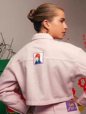 Zdjęcie produktu Lee x Ruohan Wang Crop Chore Jacket Light Pink Size