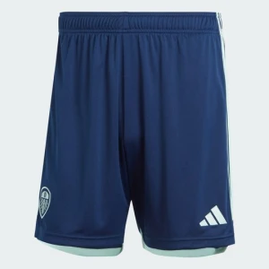 Leeds United FC 23 / 24 Away Shorts Adidas Team Navy Blue 2