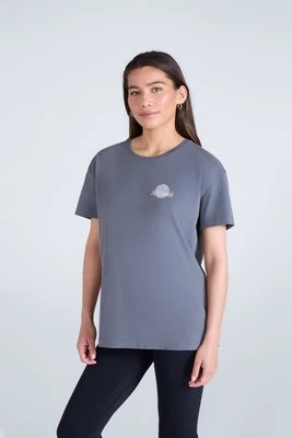 Leena damska luźna koszulka - Grey Animal