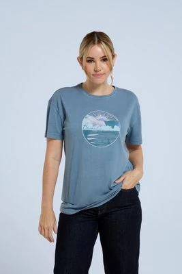 Leena koszulka damska - Blue Animal