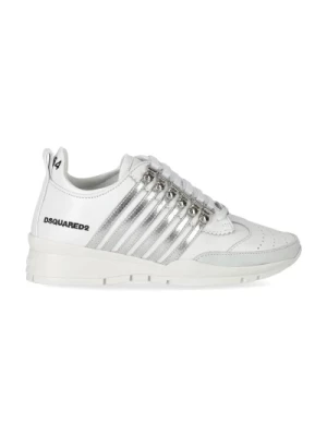 Legendarny Biały Skórzany Sneaker Dsquared2