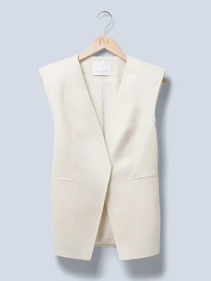 LeGer Kamizelka "Frej" w kolorze kremowym rozmiar: 36