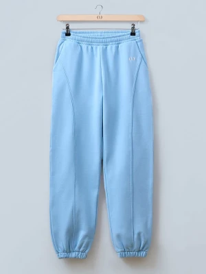 LeGer Spodnie dresowe "Nora" w kolorze błękitnym rozmiar: 38