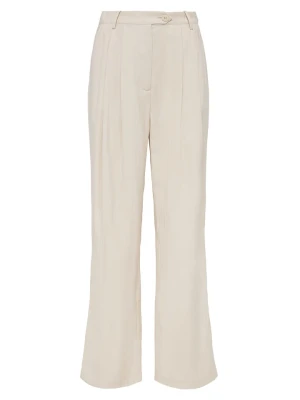 LeGer Spodnie "Edina" w kolorze kremowym rozmiar: 36