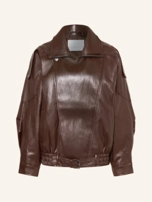 Leger Studio Kurtka Motocyklowa Jessa O Wyglądzie Skóry braun