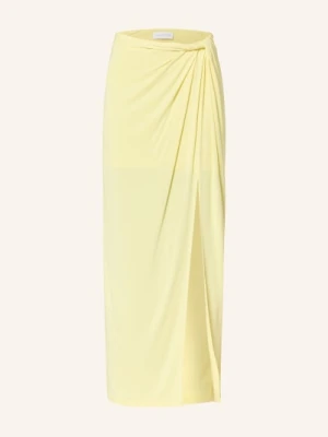 Leger Studio Spódnica Dżersejowa Perle W Kopertowym Stylu gelb