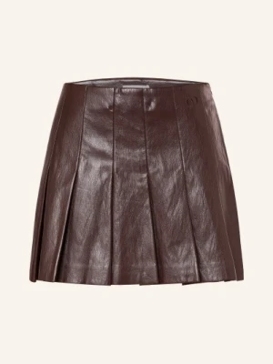 Leger Studio Spódnica Jessa O Wyglądzie Skóry braun