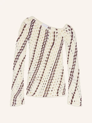 Leger Studio Sweter Na Jedno Ramię Laren weiss