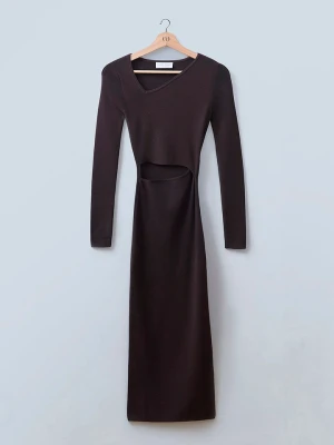 LeGer Sukienka "Linnea" w kolorze brązowym rozmiar: 36