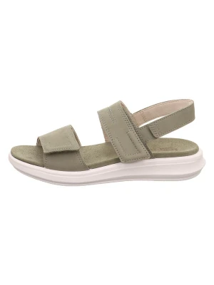 Legero Skórzane sandały "Ella" w kolorze khaki rozmiar: 40