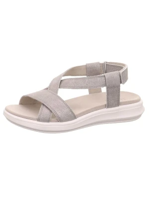 Legero Skórzane sandały "Ella" w kolorze szarym rozmiar: 37