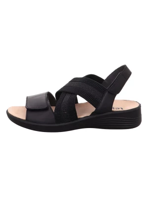 Legero Skórzane sandały "Fly" w kolorze czarnym rozmiar: 39