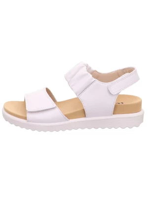 Legero Skórzane sandały "Move" w kolorze białym rozmiar: 41