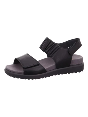 Legero Skórzane sandały "Move" w kolorze czarnym rozmiar: 39