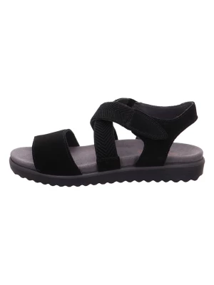 Legero Skórzane sandały "Savona" w kolorze czarnym rozmiar: 36