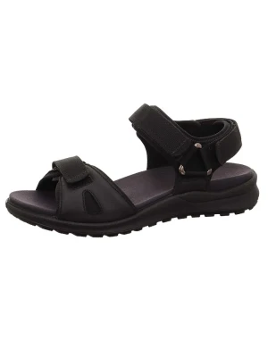 Legero Skórzane sandały "Siris" w kolorze czarnym rozmiar: 40