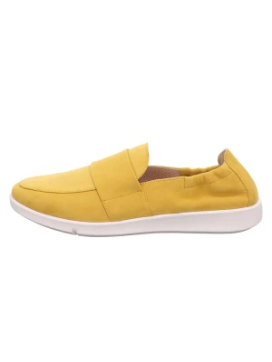 Legero Skórzane slippersy "Lucca" w kolorze żółtym rozmiar: 42,5