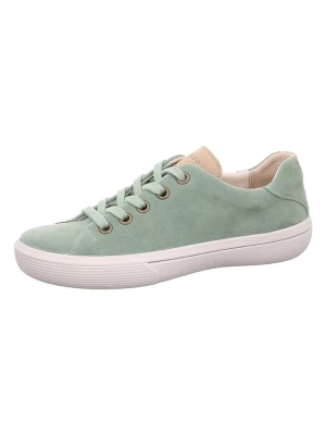 Legero Skórzane sneakersy "Fresh" w kolorze zielonym rozmiar: 42