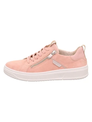 Legero Skórzane sneakersy "Rejoise" w kolorze jasnoróżowym rozmiar: 39