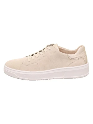 Legero Skórzane sneakersy "Rejoise" w kolorze kremowym rozmiar: 37