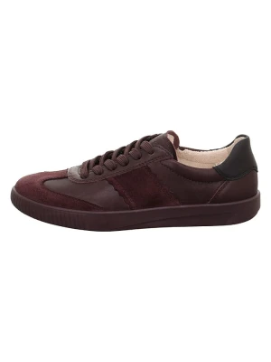 Legero Skórzane sneakersy "Silence" w kolorze bordowym rozmiar: 40