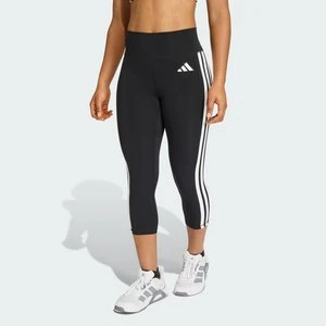 Legginsy 3/4 Optime Essentials Workout 3-Stripes Adidas