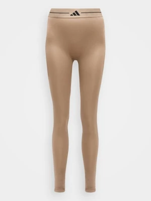 Legginsy Adidas brązowy