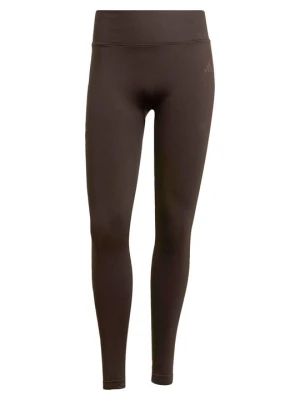 Legginsy Adidas brązowy