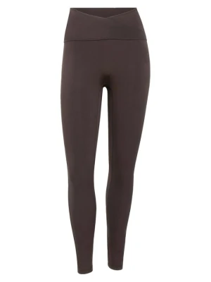 Legginsy Adidas brązowy