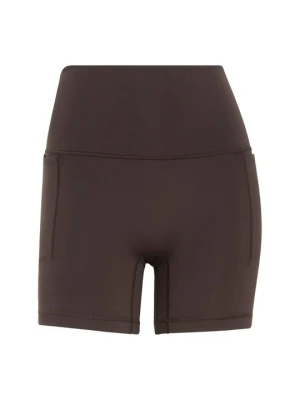 Legginsy Adidas ciemnobrązowy