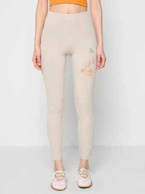 Legginsy adidas Originals mleczny