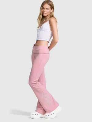 Legginsy All-Day Cotton z zakładką i rozszerzaną nogawką Victoria's Secret