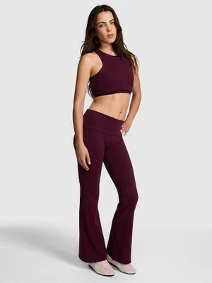 Legginsy All-Day Cotton z zakładką i rozszerzaną nogawką Victoria's Secret