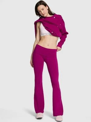 Legginsy All-Day Cotton z zawijanym pasem Victoria's Secret