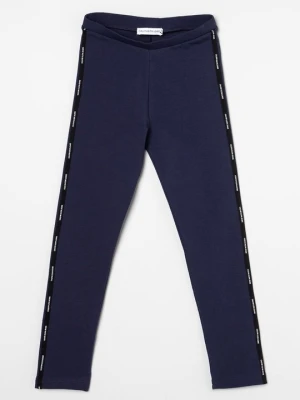 Legginsy Calvin Klein granatowy