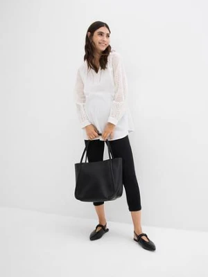 Legginsy ciążowe rybaczki (2 pary) bonprix