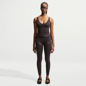 Legginsy damskie 66 cm NikeSKIMS Studio Stretch - Brązowy