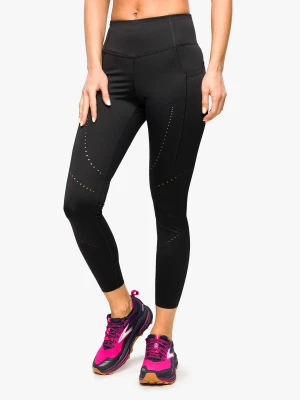 Legginsy damskie do biegania Brooks Method 7/8 Tight - black