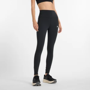 Legginsy damskie do biegania New Balance Sleek WP51237BK – czarne
