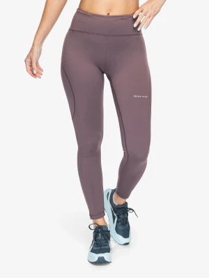 Legginsy damskie do biegania NNormal Active Tight - purple/purple