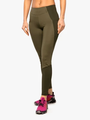 Legginsy damskie do biegania Salomon Cross Run 28 Tight - grape leaf