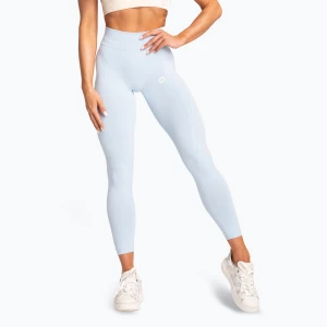 Legginsy damskie Gym Glamour Basic Scrunch blue