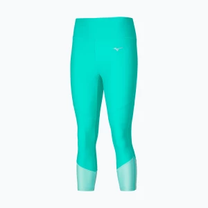 Legginsy damskie Mizuno Impulse Core 3/4 blue turquoise