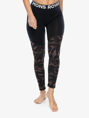 Legginsy damskie Mons Royale Cascade Merino Flex 200 Legging - signal lost 