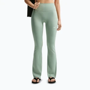 Legginsy damskie Nike One High Waisted Flared steam/white