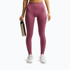 Legginsy damskie Nike One pink smoke / pink smoke / pink rise / white